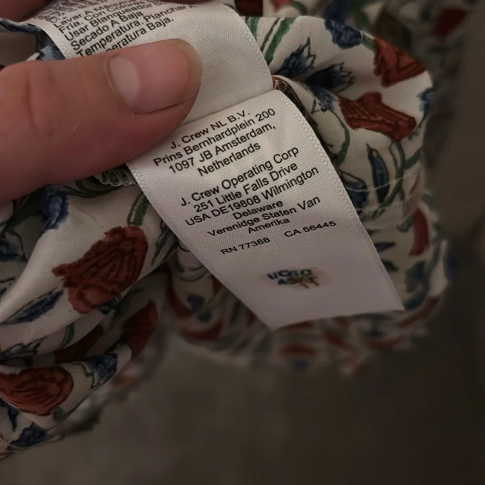 🌹 {PRICE FIRM} J.Crew Shirred Popover Top in Rosewood Floral - Picture 9 of 12